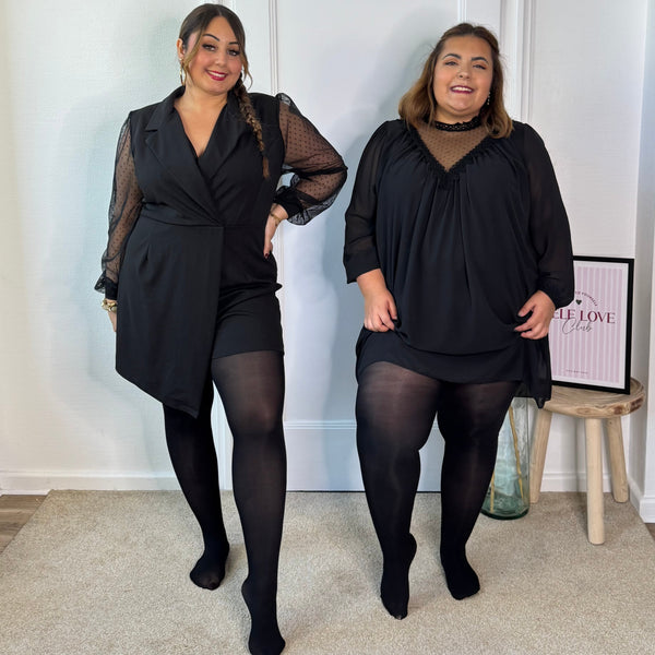 Collant 50 deniers noir opaque
