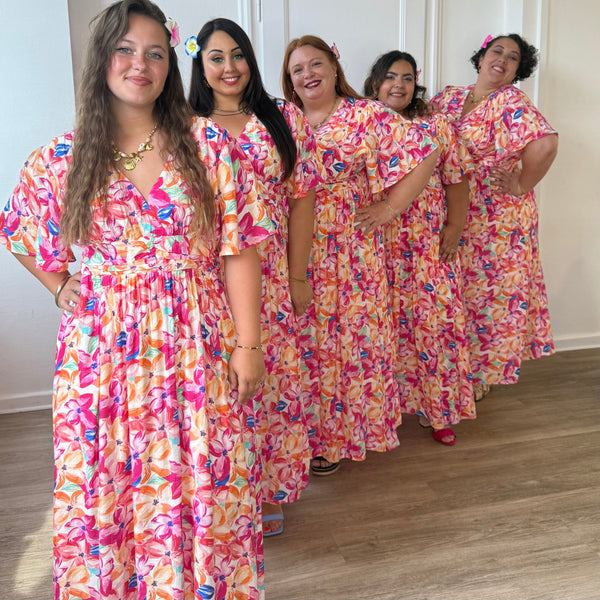 Robe longue capri bloom - édition limitée
