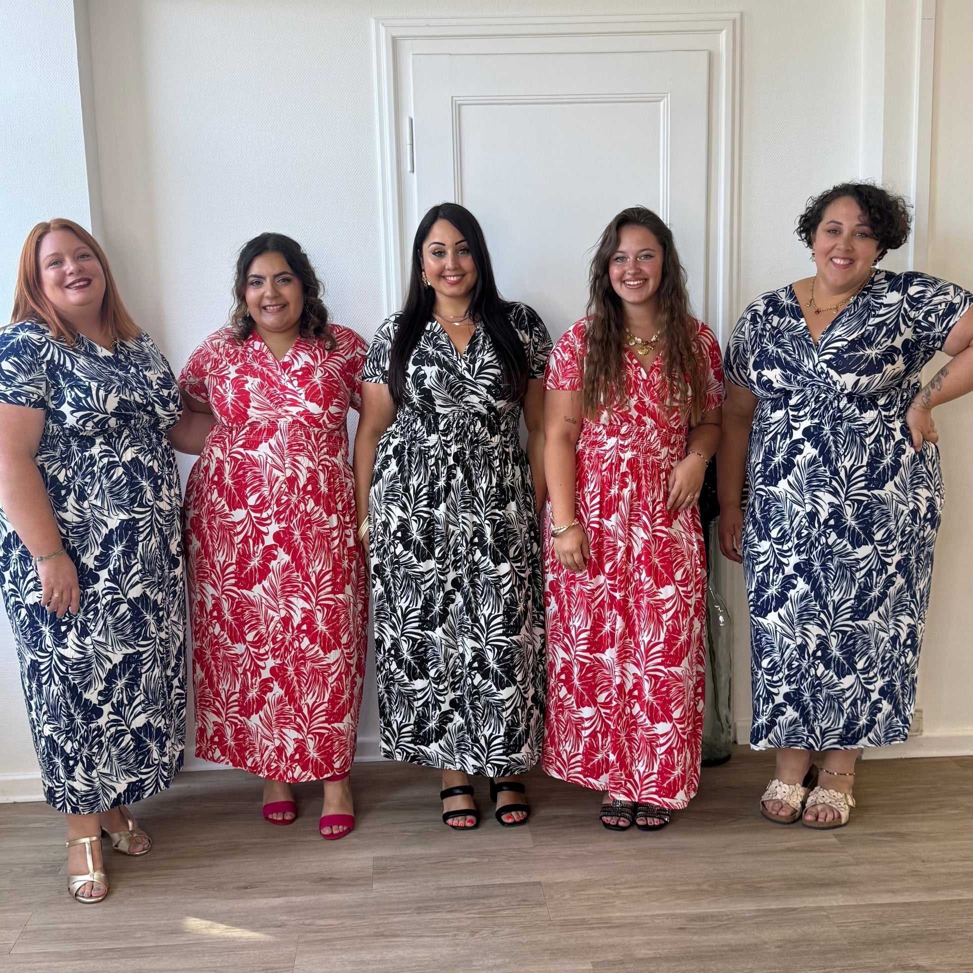 Robe longue magique palmera