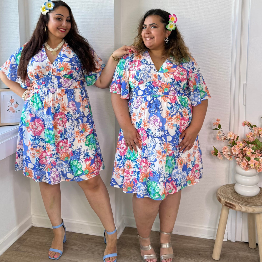 ⁠Robe courte éclat de couleurs