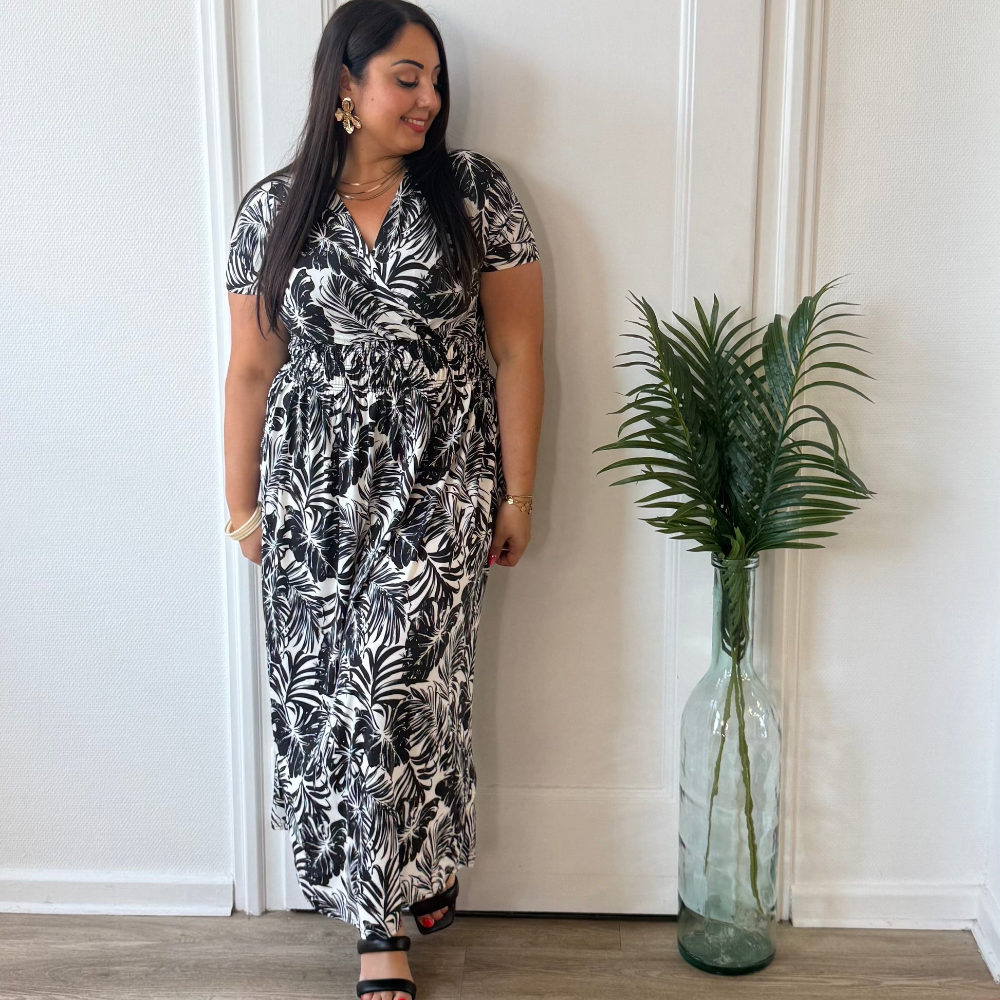 Robe longue magique palmera