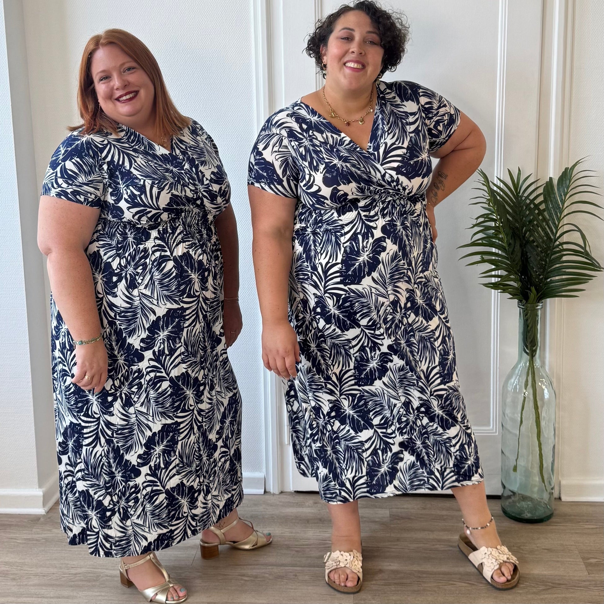 Robe longue magique palmera