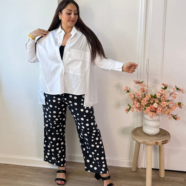 Chemise en coton blanche